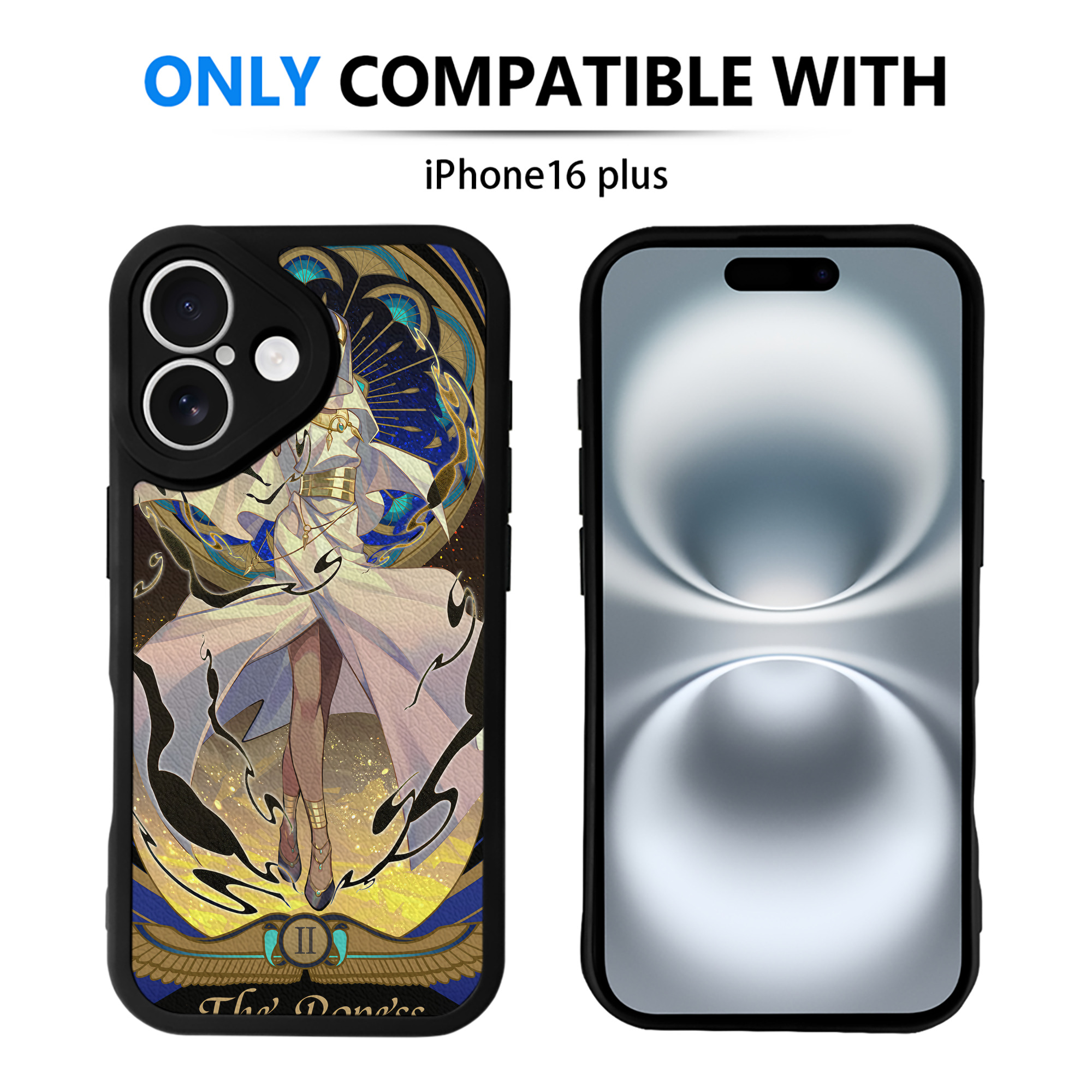 （画像用） 遊☆戯☆王 Yu-Gi-Oh! 【iPhone 16シリーズ対応】シリコンスマホケース（レザー調） 材質：シリコン